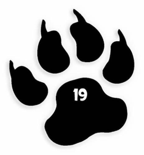 19 Paw print