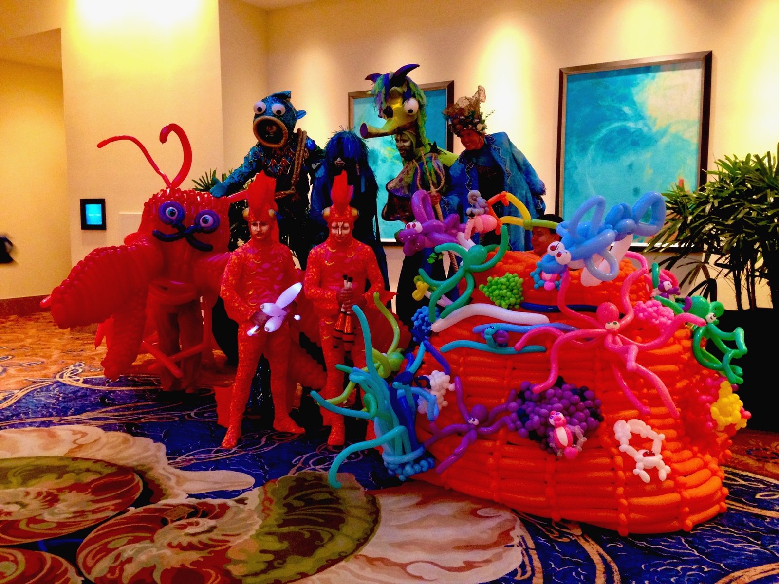 Live event entertainment performer at South Florida venue