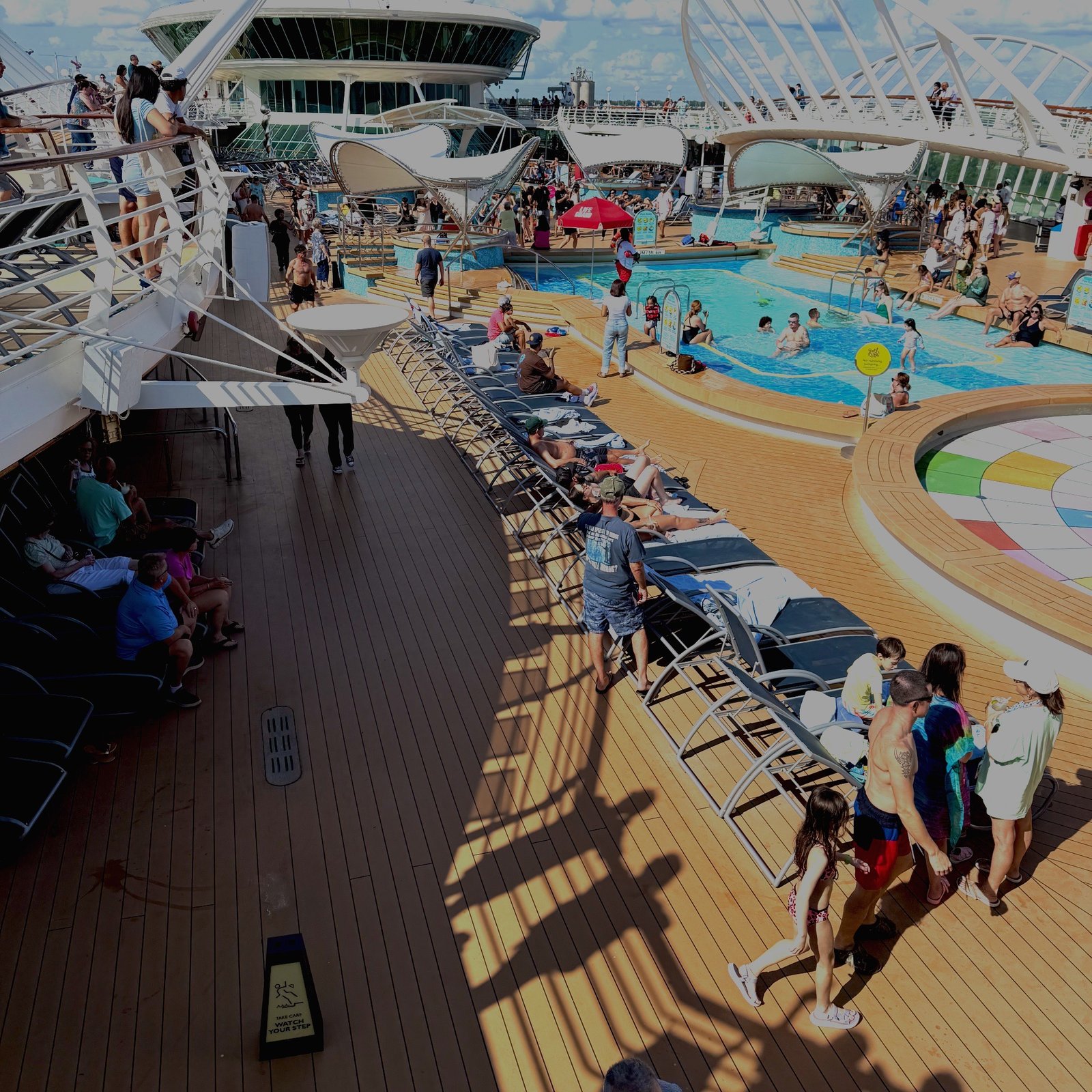 Balloon entertainment at poolside gathering