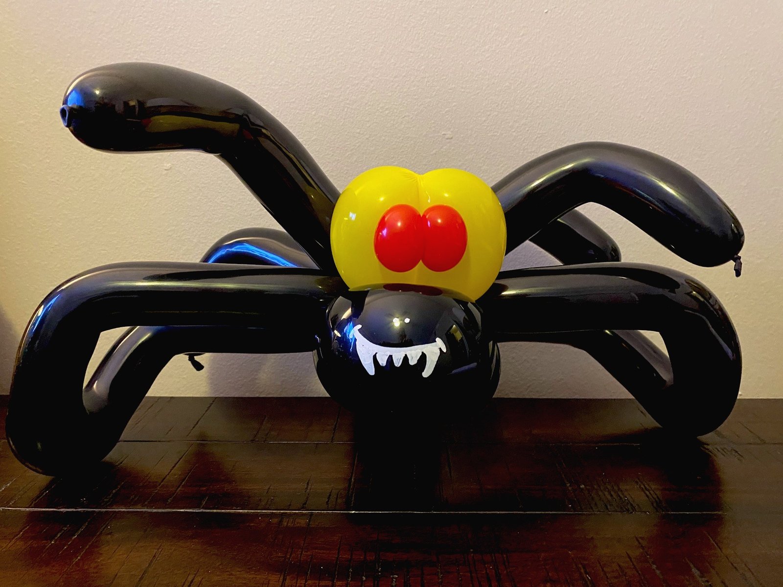 Spooky Halloween balloon sculptures at a Florida event